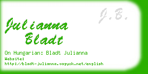 julianna bladt business card